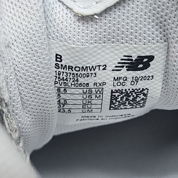 New Balance White Grey FuelCell Romero Duo‎ Comp Softball Cleats Size 6.5 - Picture 7 of 8